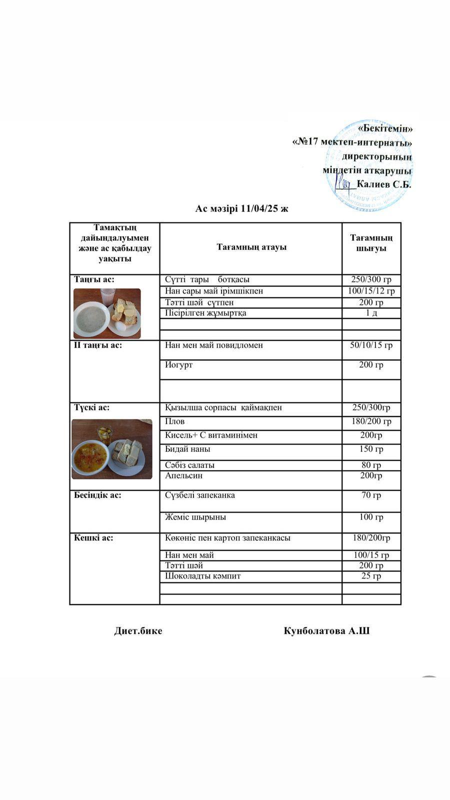 11.04.2025-Ас мәзірі
